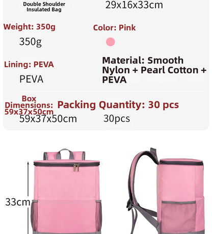 PVEA Thermal Insulated Cooler Backpack for Outdoor Use V1091-WCB036