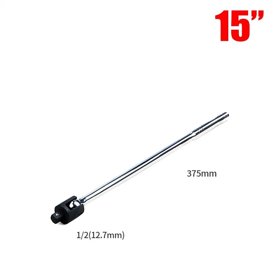 375MM 15" Breaker Bar Socket Heavy Duty 1/2" Drive Wrench Long Spanner