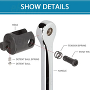 250MM 10" Breaker Bar Socket Heavy Duty 1/2" Drive Wrench Long Spanner