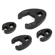19pcs 3/8'' 1/2'' Flare Nut Crowfoot Crows foot Spanner Wrench Set Cr-Mo 8-32mm
