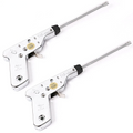 2x 270mm Barbecue igniter All-Metal Battery-Free Pulse Kitchen Camping Barbecue