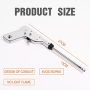 2x 270mm Barbecue igniter All-Metal Battery-Free Pulse Kitchen Camping Barbecue