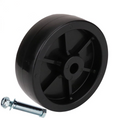 6 Inch 150MM Jockey Wheel Solid Rubber Wheel Replacement With Plastic Core