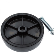 6 Inch 150MM Jockey Wheel Solid Rubber Wheel Replacement With Plastic Core