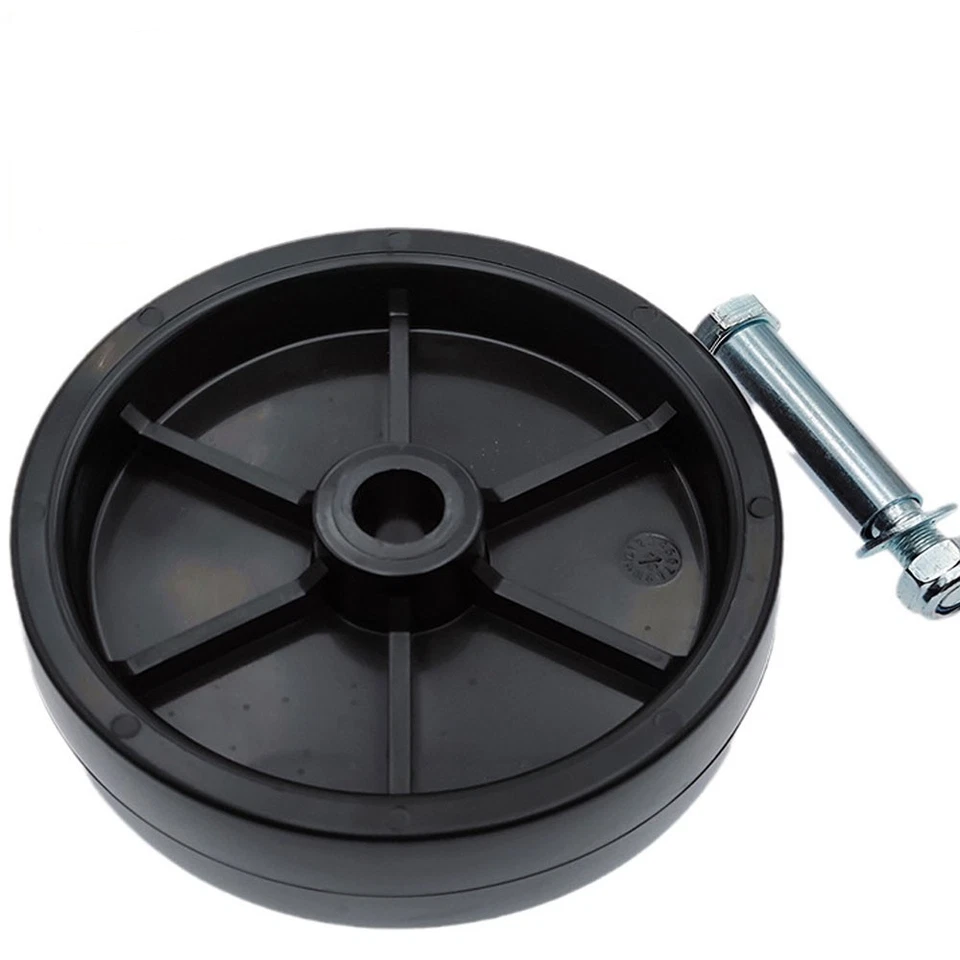 6 Inch 150MM Jockey Wheel Solid Rubber Wheel Replacement With Plastic Core