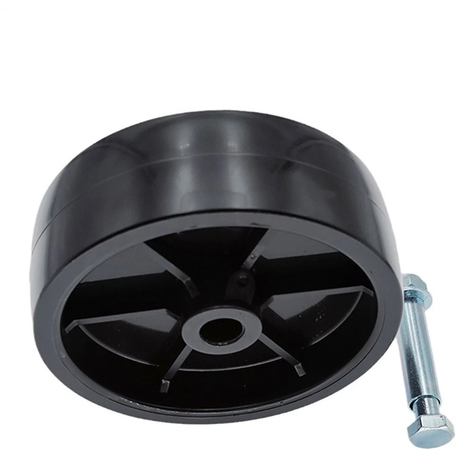 6 Inch 150MM Jockey Wheel Solid Rubber Wheel Replacement With Plastic Core