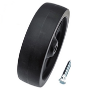 6 Inch 150MM Jockey Wheel Solid Rubber Wheel Replacement With Plastic Core