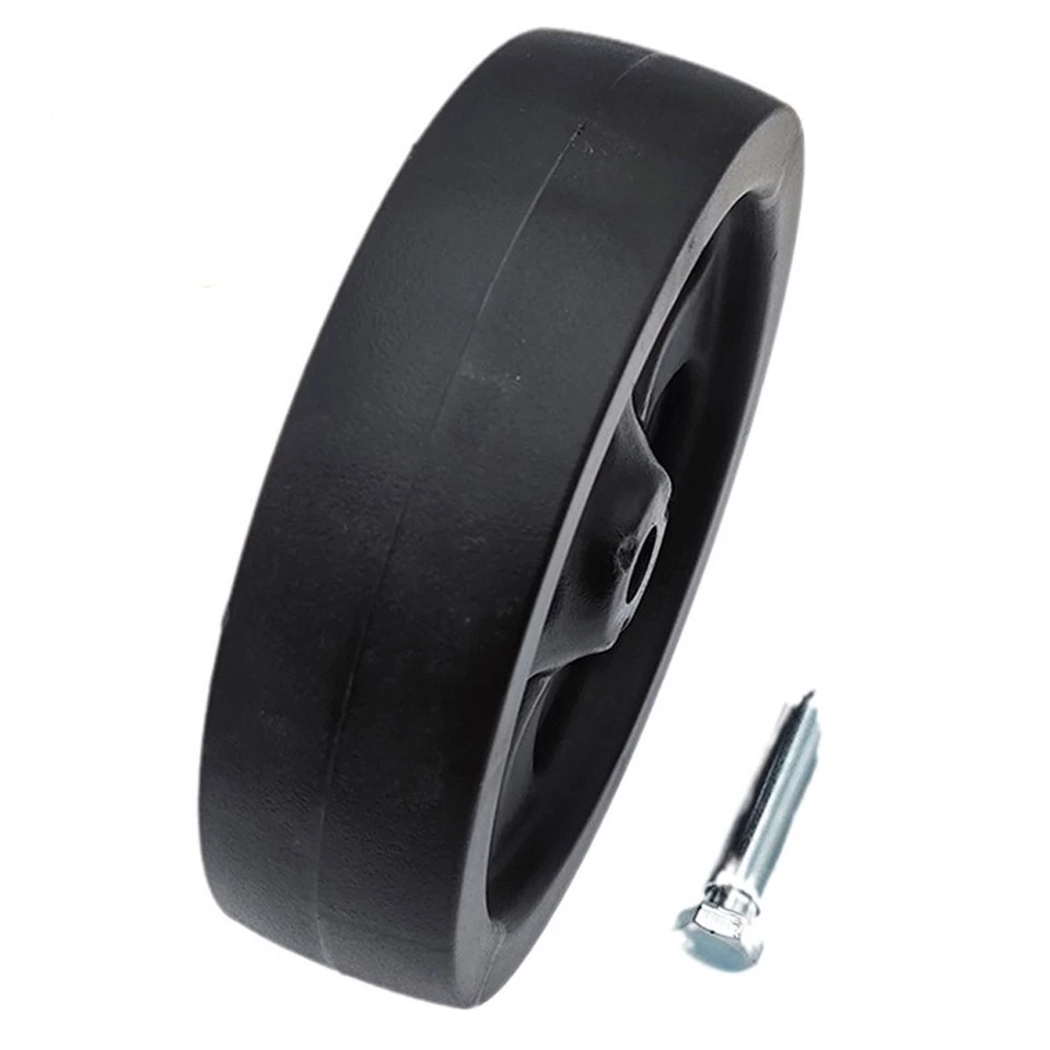 6 Inch 150MM Jockey Wheel Solid Rubber Wheel Replacement With Plastic Core