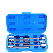 7-Pieces 3/8"Drive Extra Long Ball-End Hex Bit Allen Key Socket Set Size H3-H10