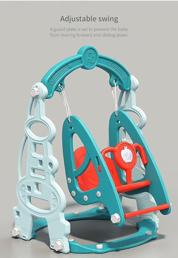 Kids Slide Swing Set Outdoor Toys Playground Activity Basketball Hoop V1097-PSSN01
