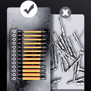 13Pc Magnetic Torx Screwdriver Bit Set 100mm Long Torque Sleeve T5-T40