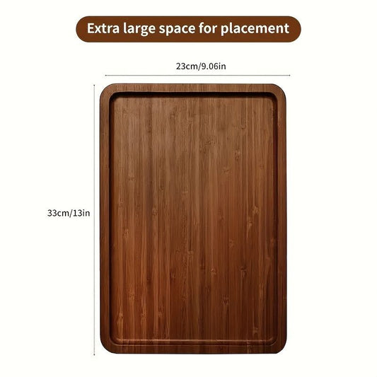 Red Folding Side Table for Sofa with Wooden Finish V1102-102-BLA-91857