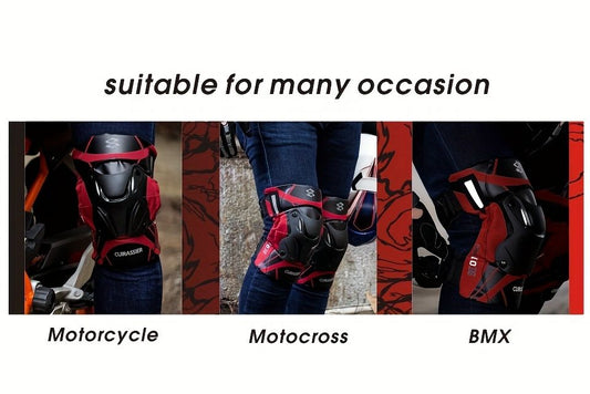 knee protector, KO1-PRO, motorcycling knee protection, high-impact sports knee gear, durable knee guard, V1102-108-BEI-17654