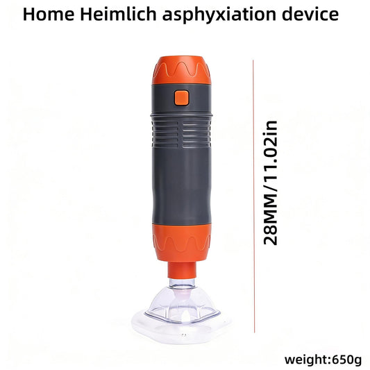 anti-choking device, Heimlich instrument, negative pressure suction, airway clearance, choking emergency, V1102-108-BLA-26043