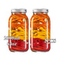 large capacity food storage jar, food-grade glass jar, airtight storage jar, pickle jar, grain storage, snack storage, tea storage, pantry organisation, Australian kitchen - Clear - Size 32oz-2pcs