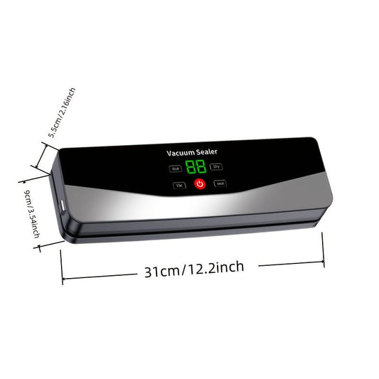 wireless vacuum sealer, portable vacuum sealer, chargeable vacuum sealer, Japanese technology vacuum sealer, V1102-122-BLA-14381