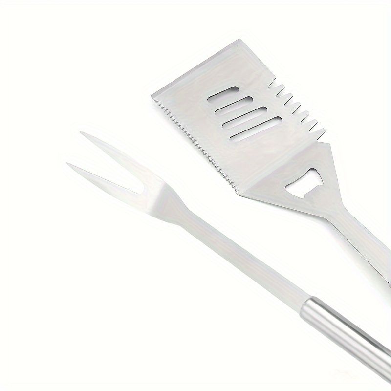stainless steel BBQ tool set, BBQ utensils, outdoor grilling tools, Australian BBQ set, durable BBQ tools V1102-122-BLA-31321