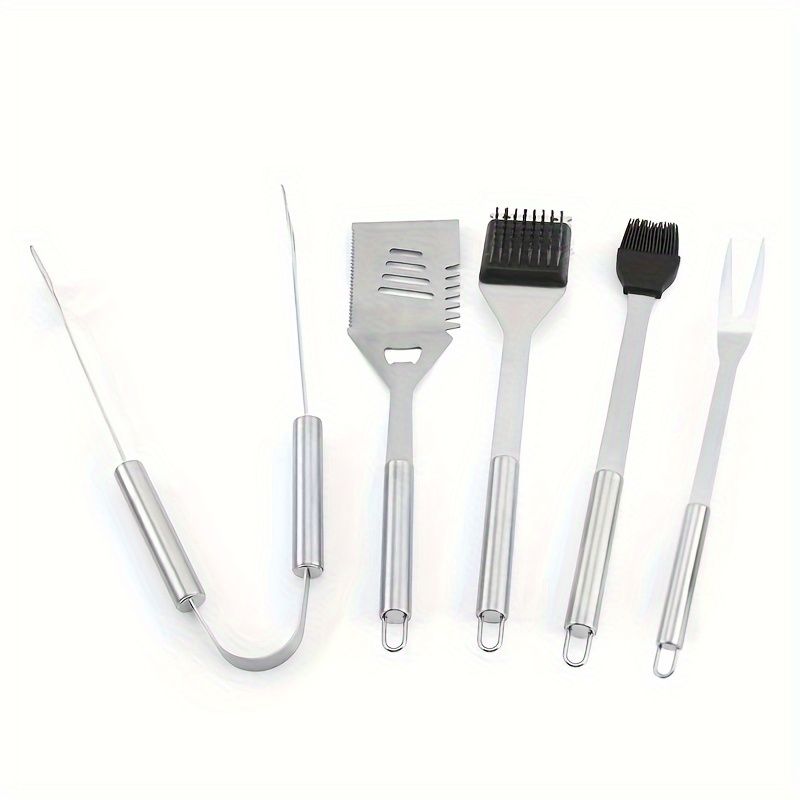 stainless steel BBQ tool set, BBQ utensils, outdoor grilling tools, Australian BBQ set, durable BBQ tools V1102-122-BLA-31321