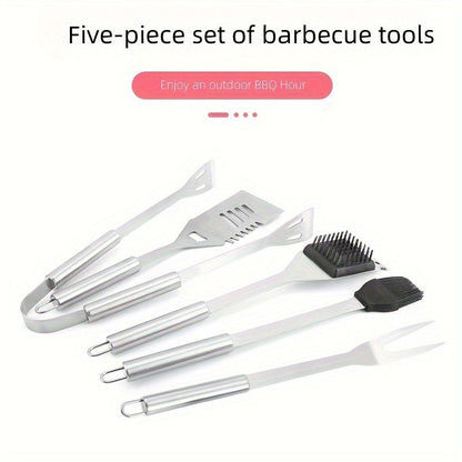 stainless steel BBQ tool set, BBQ utensils, outdoor grilling tools, Australian BBQ set, durable BBQ tools V1102-122-BLA-31321