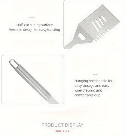 stainless steel BBQ tool set, BBQ utensils, outdoor grilling tools, Australian BBQ set, durable BBQ tools V1102-122-BLA-31321