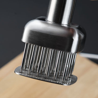 Silver White meat tenderizer, stainless steel, kitchen tool, tender meat, cooking essential, Australian V1102-122-BLA-51082
