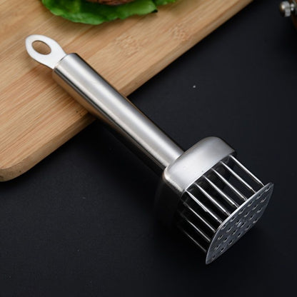Silver White meat tenderizer, stainless steel, kitchen tool, tender meat, cooking essential, Australian V1102-122-BLA-51082