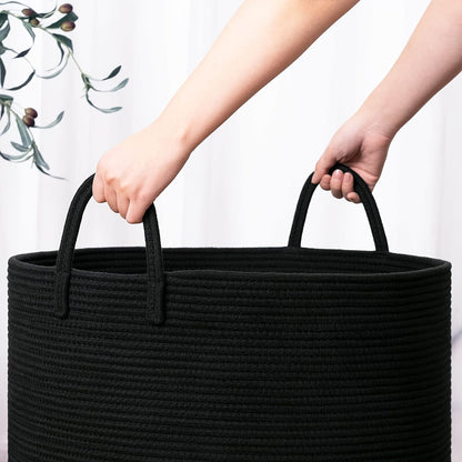 woven laundry basket, durable laundry basket, spacious laundry hamper, stylish laundry storage, Australian V1102-123-10659