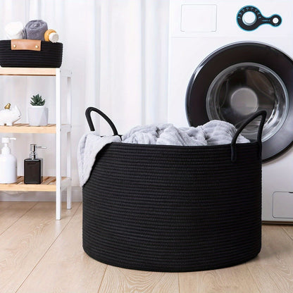 woven laundry basket, durable laundry basket, spacious laundry hamper, stylish laundry storage, Australian V1102-123-10659