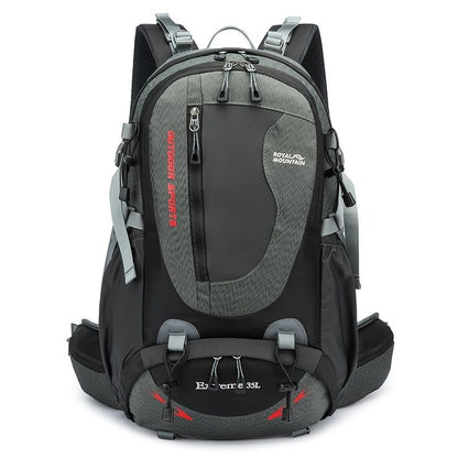 Black Royal Mountain backpack, Extreme 35L backpack, travel backpack, outdoor backpack, high-quality V1102-127-29070