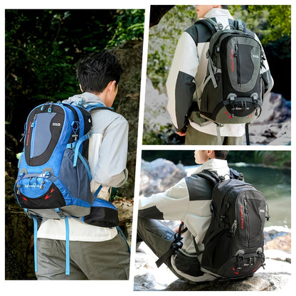 Black Royal Mountain backpack, Extreme 35L backpack, travel backpack, outdoor backpack, high-quality V1102-127-29070