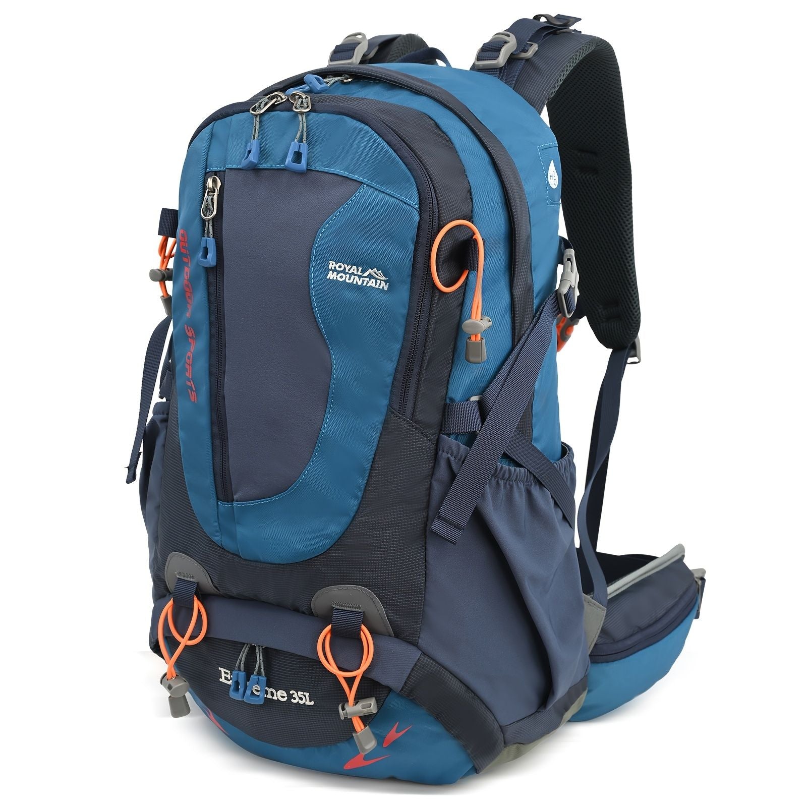 Black Royal Mountain backpack, Extreme 35L backpack, travel backpack, outdoor backpack, high-quality V1102-127-29070