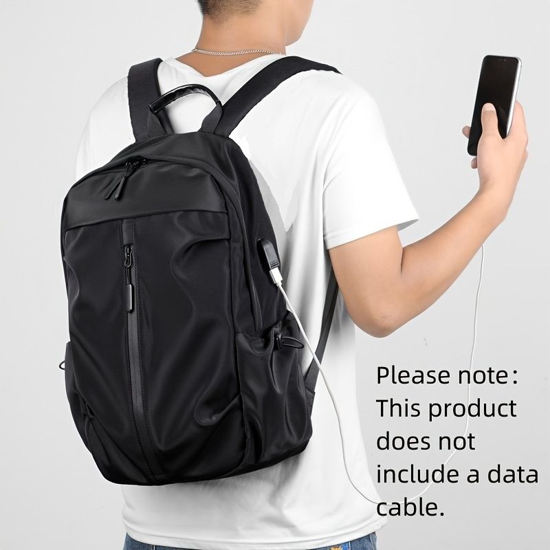 travel backpack, laptop backpack, USB charging backpack, water-resistant backpack, durable travel bag, V1102-127-39953