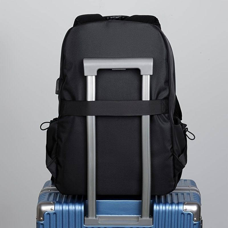 travel backpack, laptop backpack, USB charging backpack, water-resistant backpack, durable travel bag, V1102-127-39953
