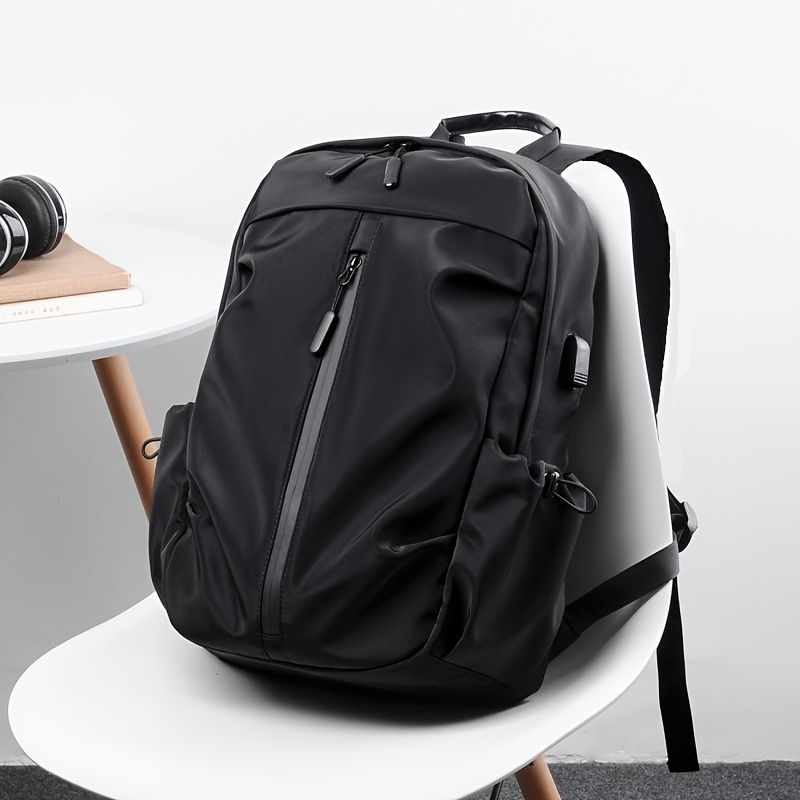 travel backpack, laptop backpack, USB charging backpack, water-resistant backpack, durable travel bag, V1102-127-39953