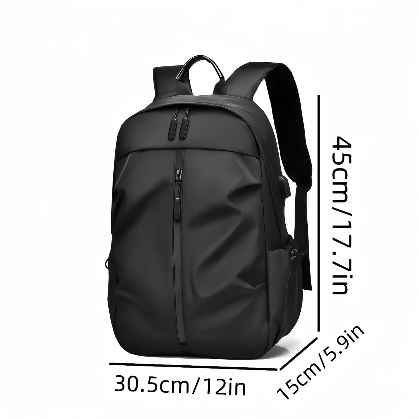 travel backpack, laptop backpack, USB charging backpack, water-resistant backpack, durable travel bag, V1102-127-39953