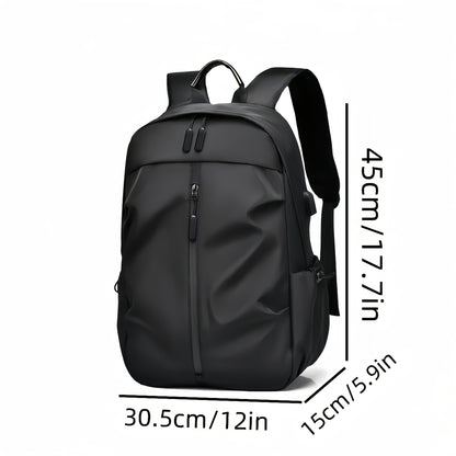 travel backpack, laptop backpack, USB charging backpack, water-resistant backpack, durable travel bag, V1102-127-39953