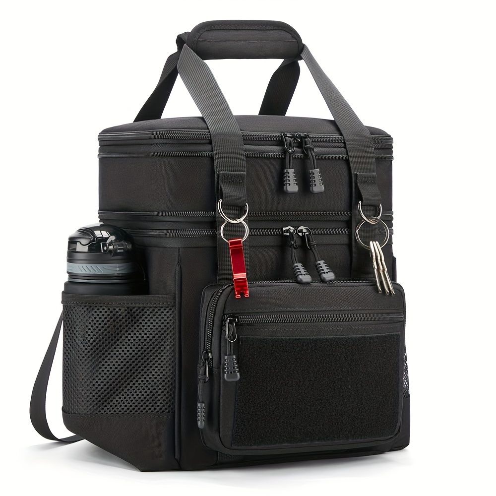Black Blue travel backpack, utility backpack, durable backpack, organized storage, Australian travel gear, V1102-127-90932