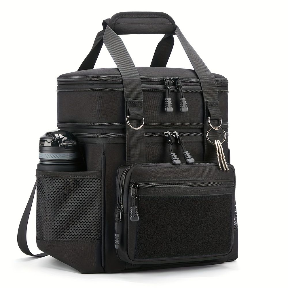Black Blue travel backpack, utility backpack, durable backpack, organized storage, Australian travel gear, V1102-127-90932