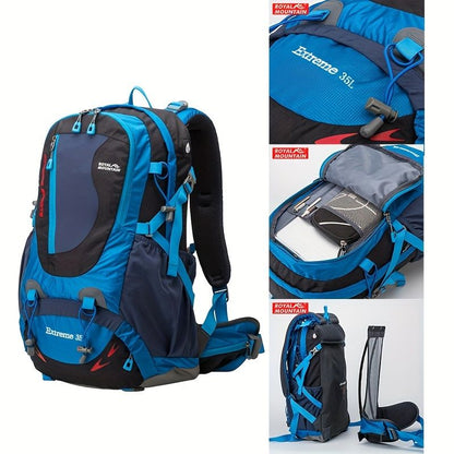Blue Black Royal Mountain backpack, Extreme 35L backpack, travel backpack, outdoor backpack, high-quality V1102-127-BLA-09320