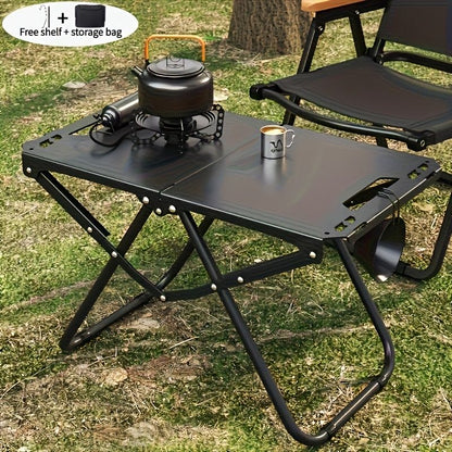 folding camping table, camping furniture, outdoor table, portable table, camping gear, Australian outdoors, V1102-132-49009
