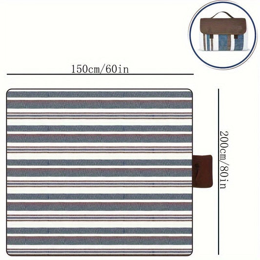 extra large picnic blanket, outdoor blanket Australia, camping blanket, picnic blanket with carry handle, V1102-132-BLA-04863