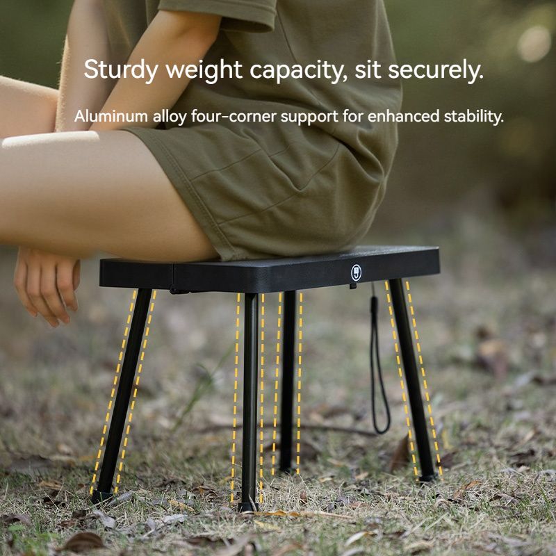 BLACKDOG Camping Table - Portable & Durable Outdoor Table for Camping V1102-132-GRA-84560