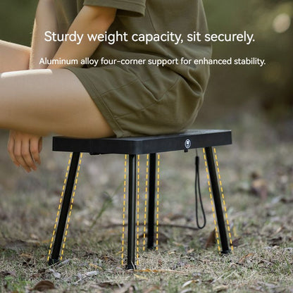 BLACKDOG Camping Table - Portable & Durable Outdoor Table for Camping V1102-132-GRA-84560