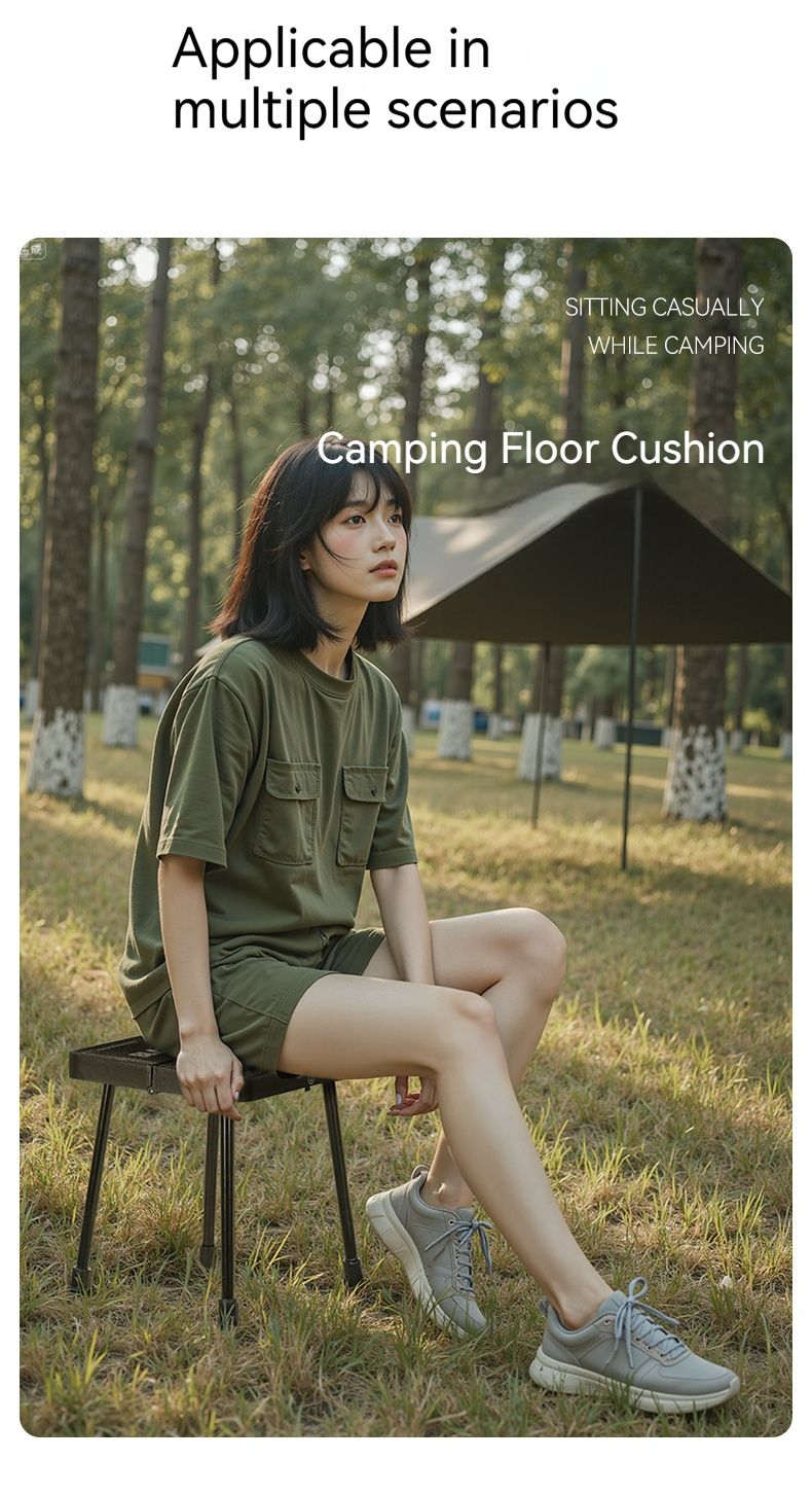 BLACKDOG Camping Table - Portable & Durable Outdoor Table for Camping V1102-132-GRA-84560