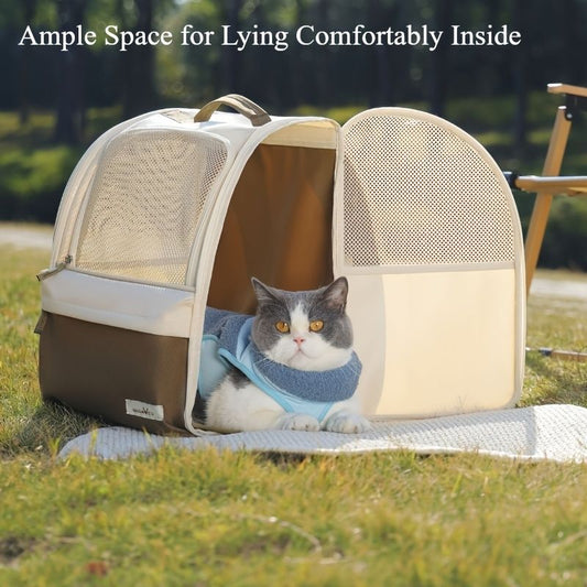 cat cage, foldable cat carrier, cat travel cage, Australian pet supplies, cat kennel, mesh cat carrier, V1102-135-WHI-56685