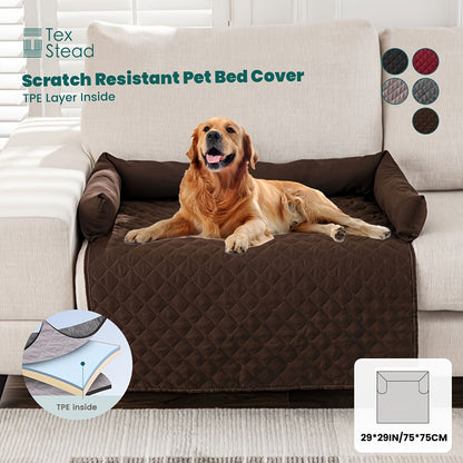 Scratch Resistant Pet Bed Cover, TPE Pet Furniture Protector, 75x75 cm V1102-136-15377