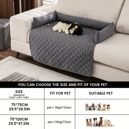 Scratch Resistant Pet Bed Cover, TPE Pet Furniture Protector, 75x75 cm V1102-136-15377