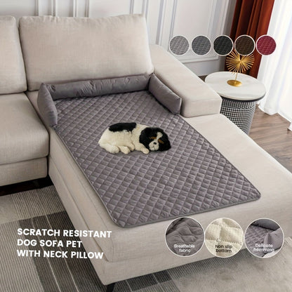 Scratch Resistant Pet Bed Cover, TPE Pet Furniture Protector, 75x75 cm V1102-136-15377