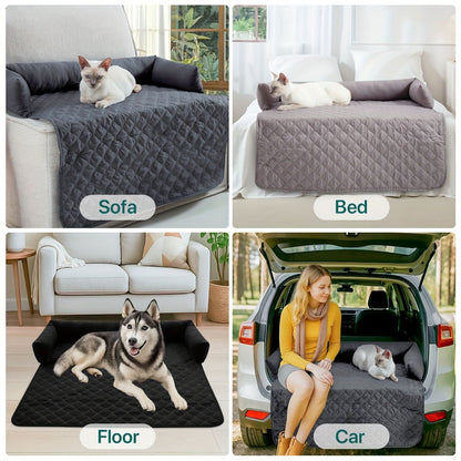 Scratch Resistant Pet Bed Cover, TPE Pet Furniture Protector, 75x75 cm V1102-136-15377