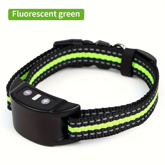 Black dog trainer collar, stop barking, dog training, pet care, dog accessories, Australian pet products, V1102-136-BLA-29671